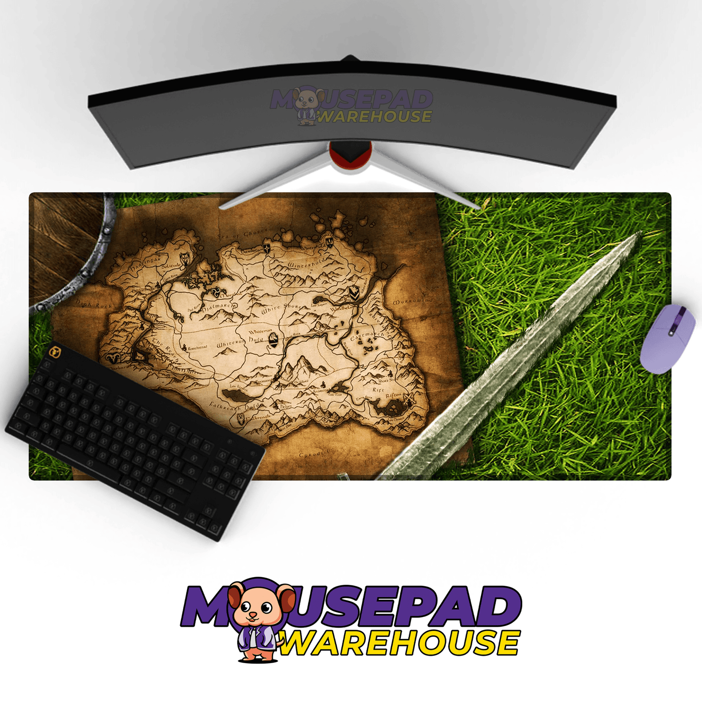 Elder Scrolls V Skyrim Mousepad 199270 - Mousepad Warehouse
