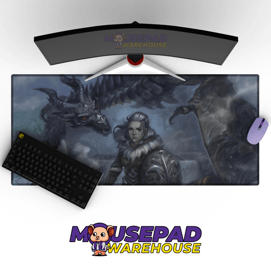 Elder Scrolls V Skyrim Mousepad 321962 - Mousepad Warehouse