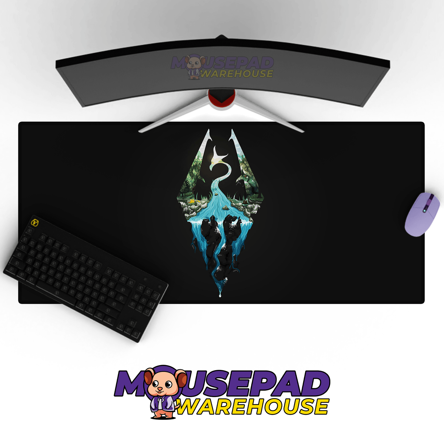 Elder Scrolls V Skyrim Mousepad 428737 - Mousepad Warehouse