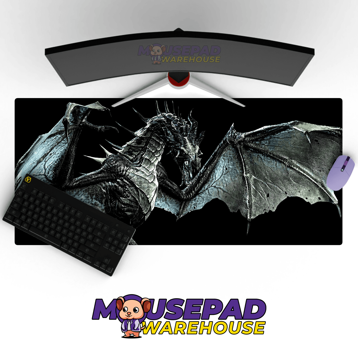 Elder Scrolls V Skyrim Mousepad 485142 - Mousepad Warehouse