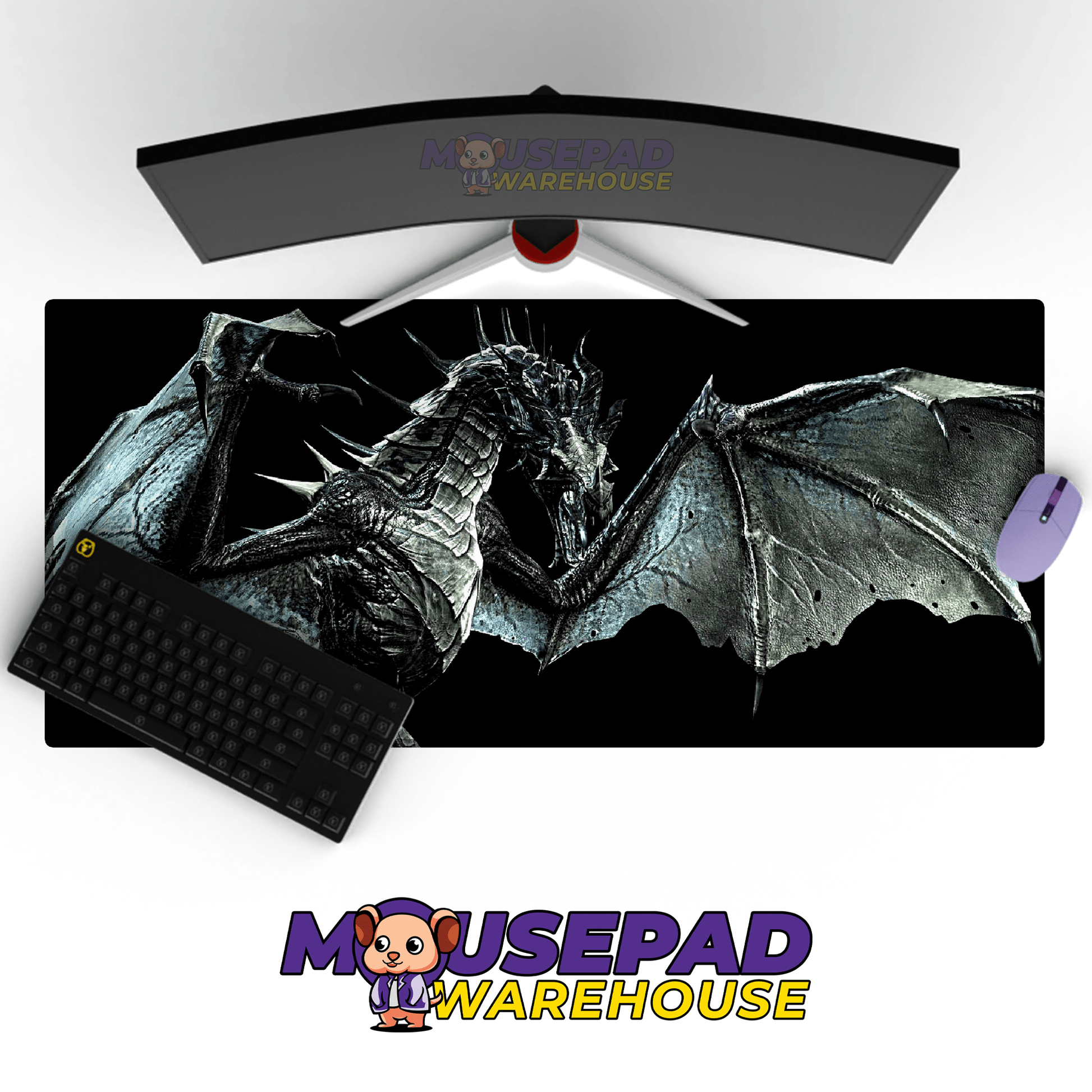 Elder Scrolls V Skyrim Mousepad 485142 - Mousepad Warehouse