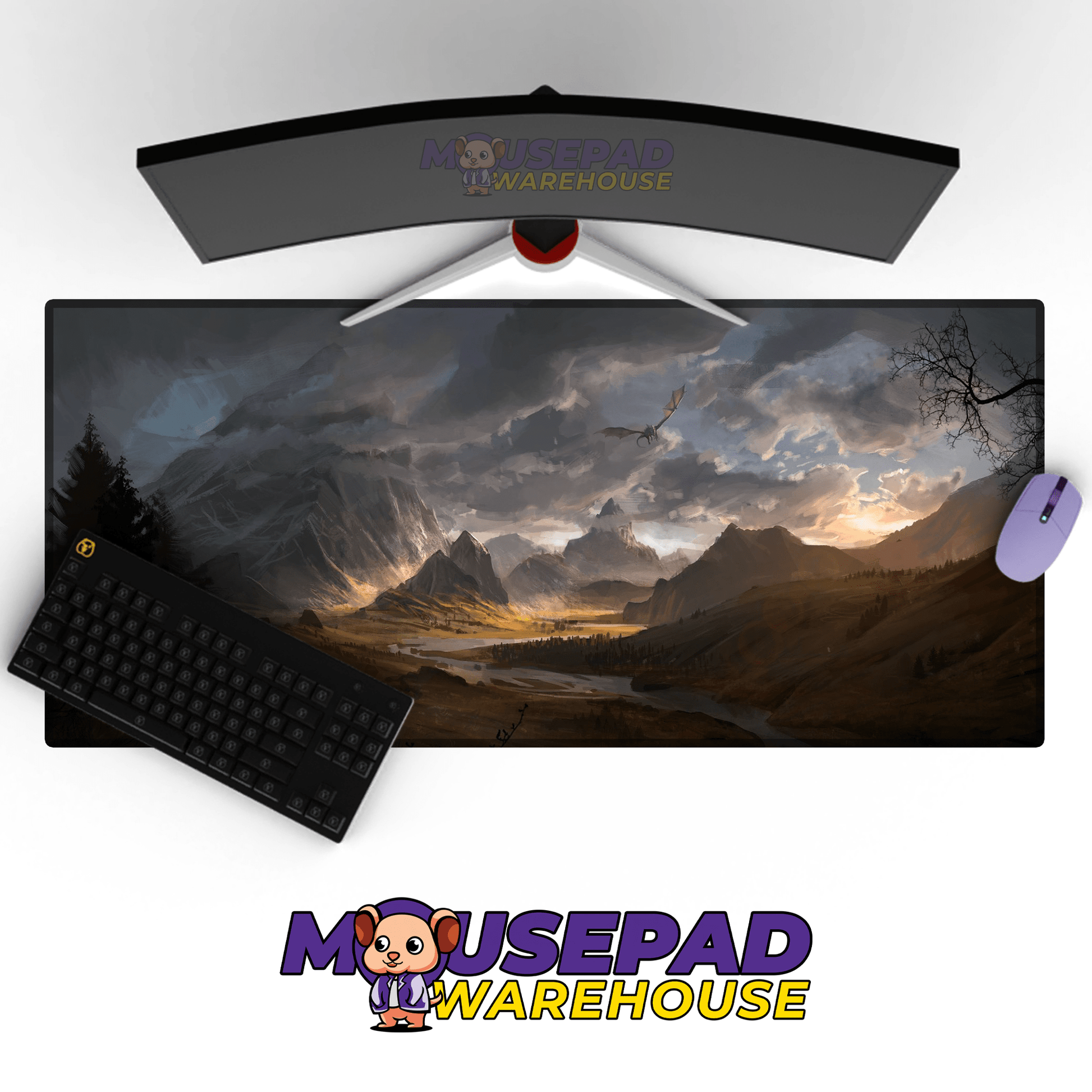 Elder Scrolls V Skyrim Mousepad 526709 - Mousepad Warehouse