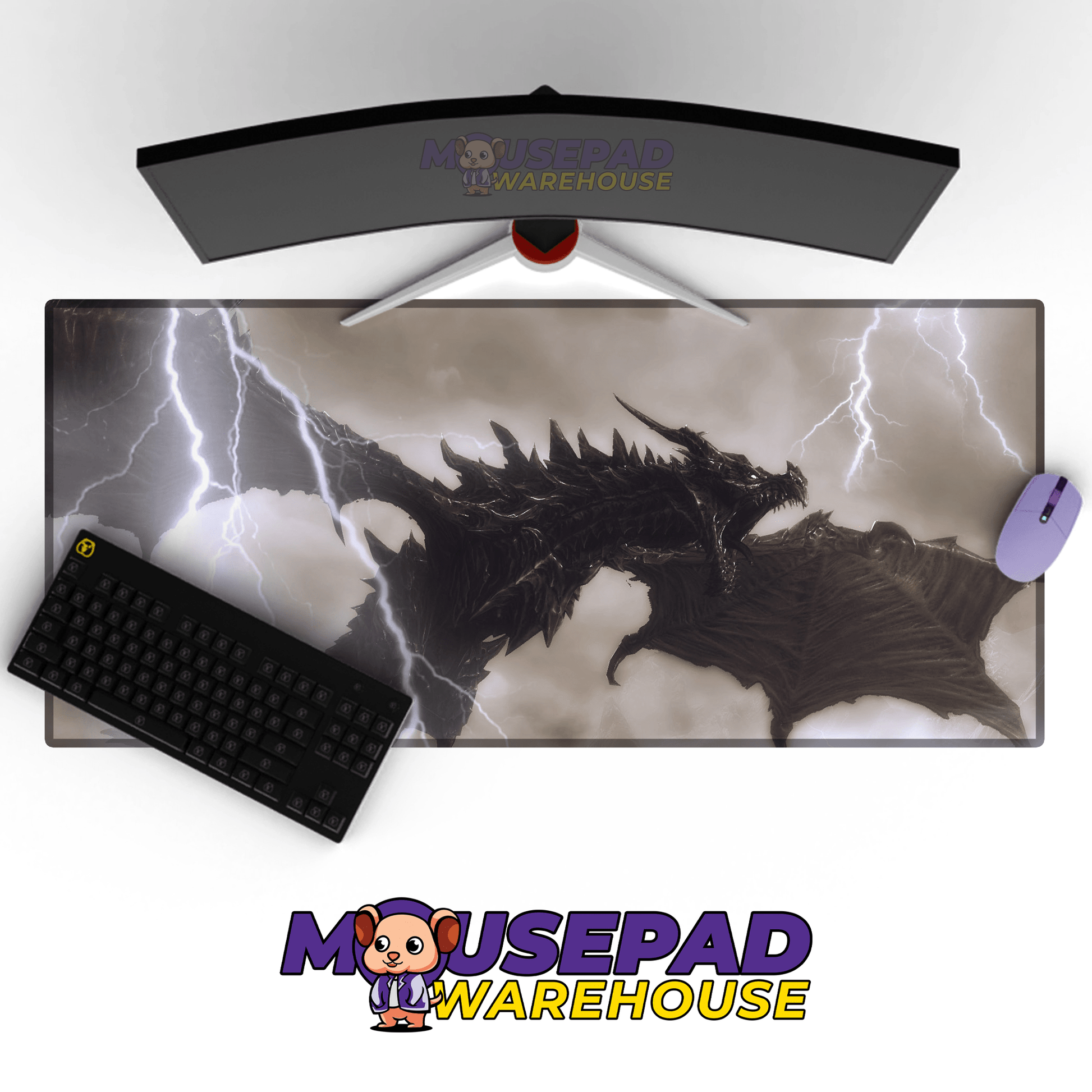 Elder Scrolls V Skyrim Mousepad 648159 - Mousepad Warehouse