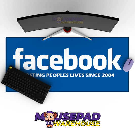 Facebook (Meta) Brand Imagery Mousepad 292678 - Mousepad Warehouse