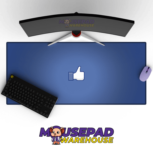 Facebook (Meta) Brand Imagery Mousepad 689601 - Mousepad Warehouse