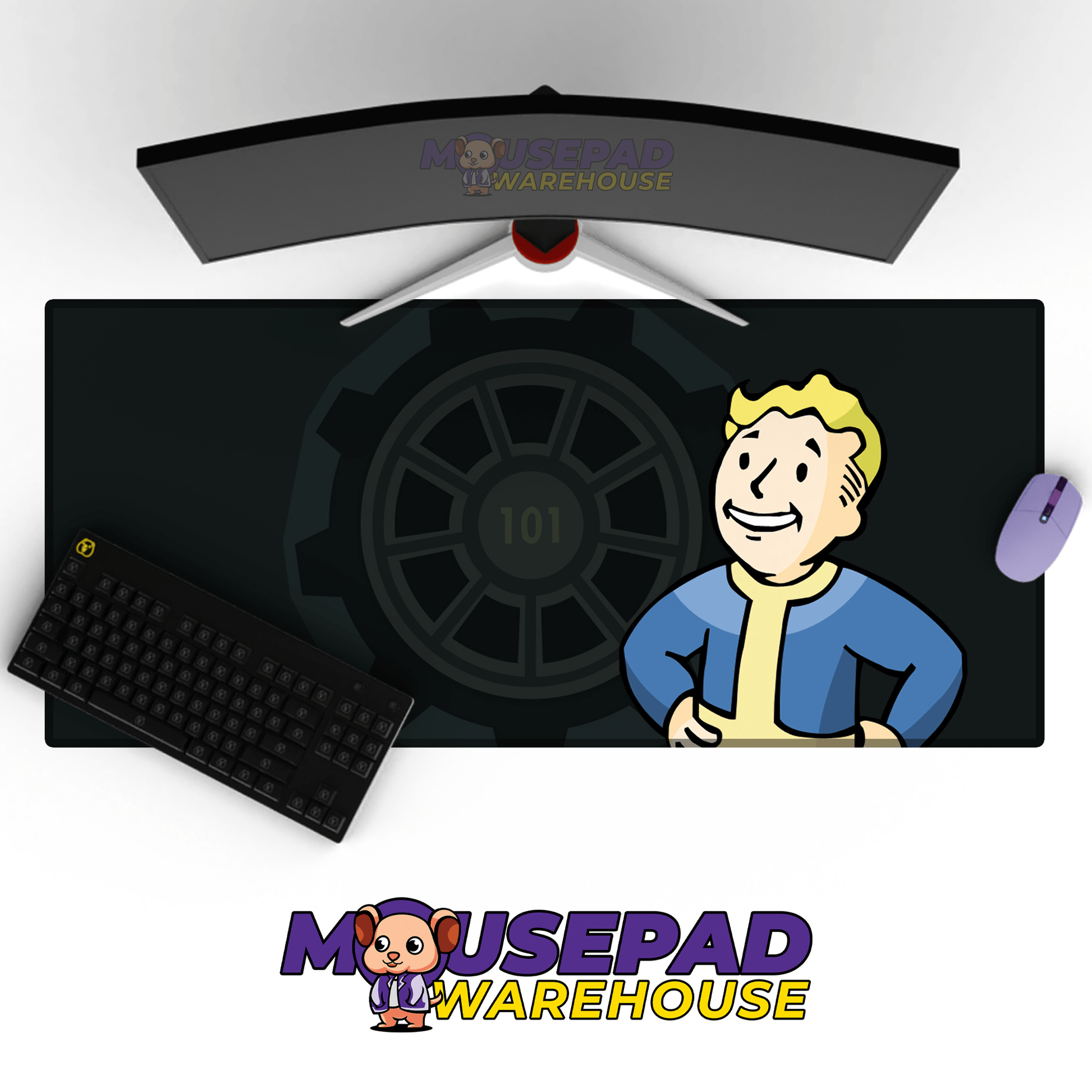 Fallout Mousepad 81247 - Mousepad Warehouse