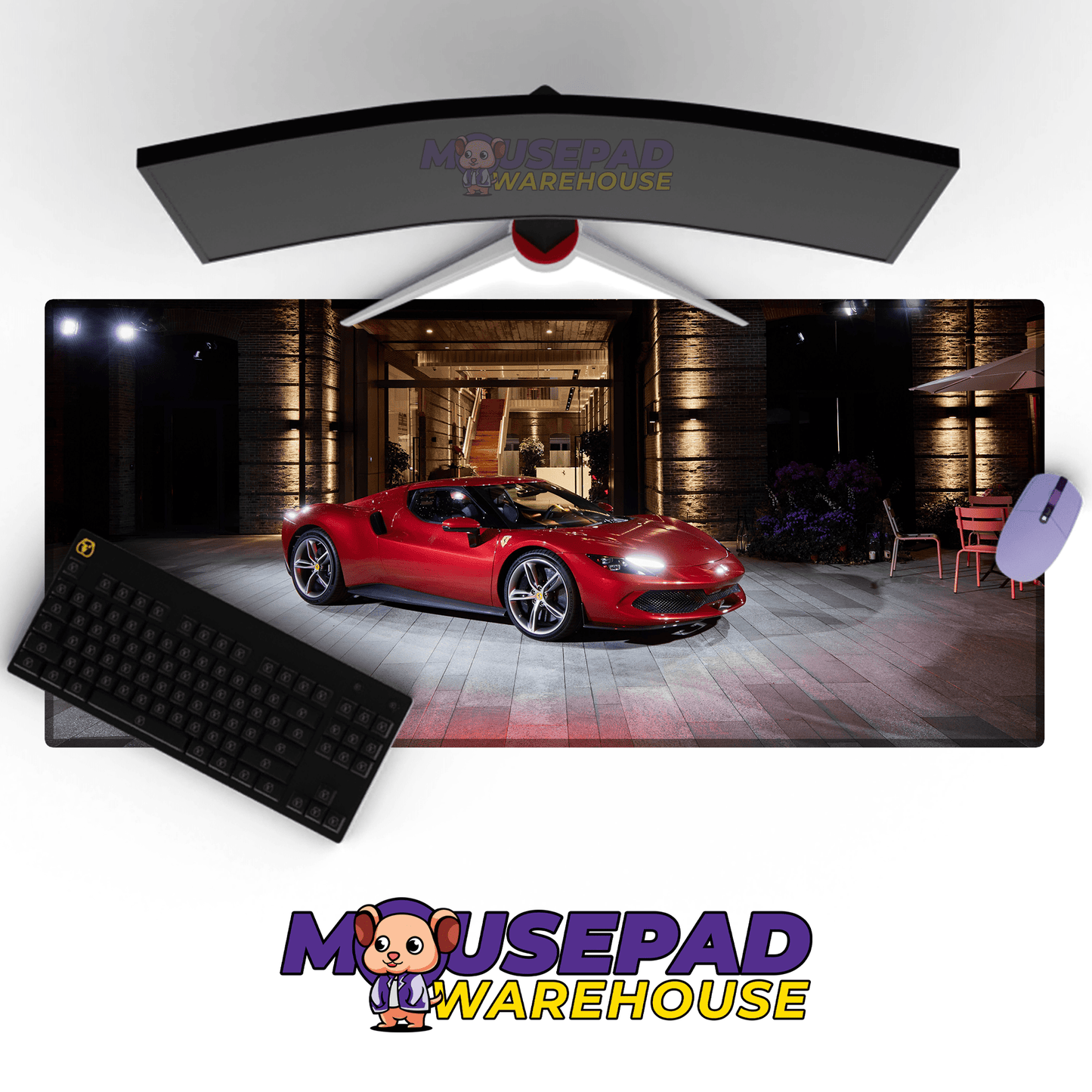 Ferrari 296 GTB Car Mousepad 1213693 - Mousepad Warehouse