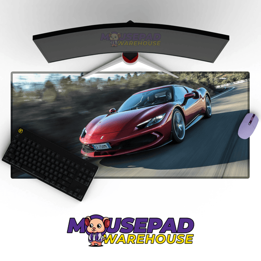 Ferrari 296 GTB Car Mousepad 1218312 - Mousepad Warehouse