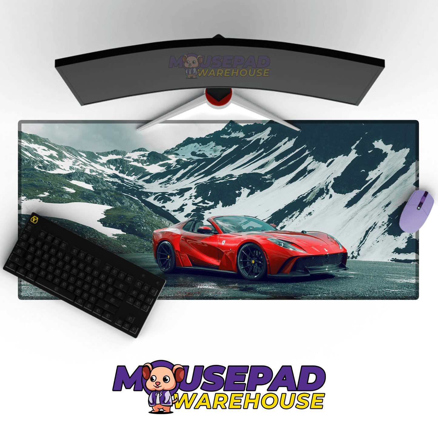 Ferrari 812 GTS Car Mousepad 1162879 - Mousepad Warehouse