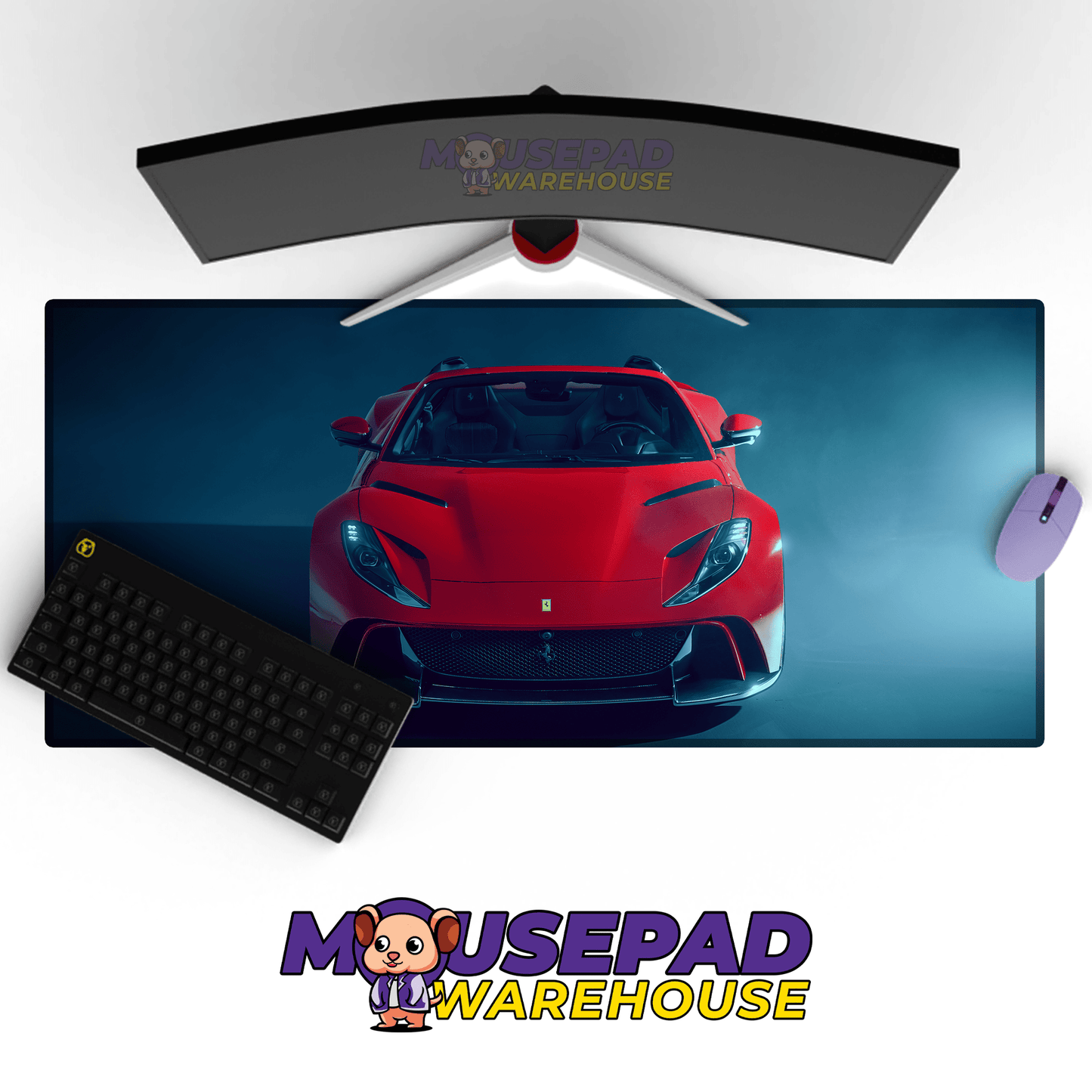 Ferrari 812 GTS Car Mousepad 1162881 - Mousepad Warehouse