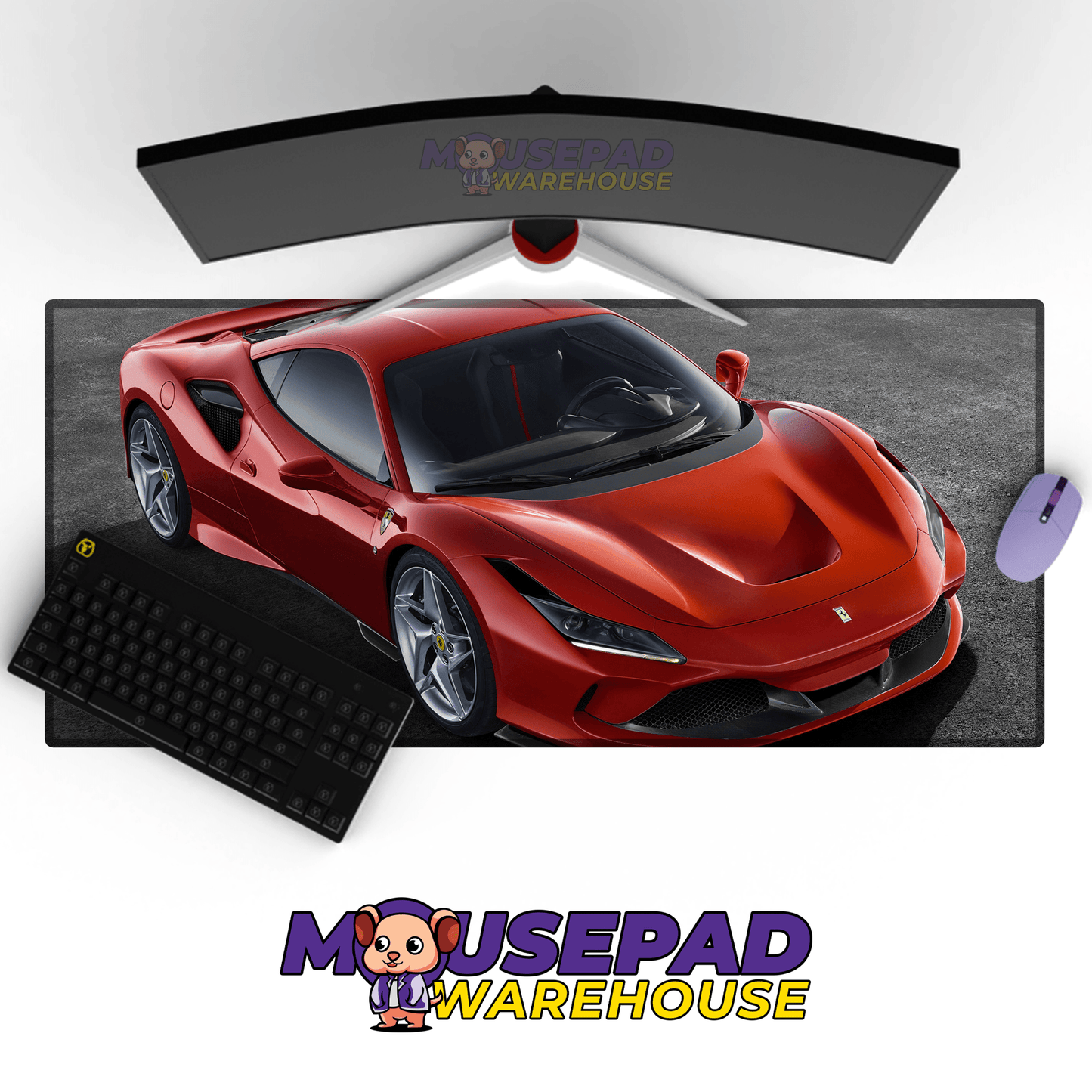 Ferrari F8 Tributo Car Mousepad 1042909 - Mousepad Warehouse