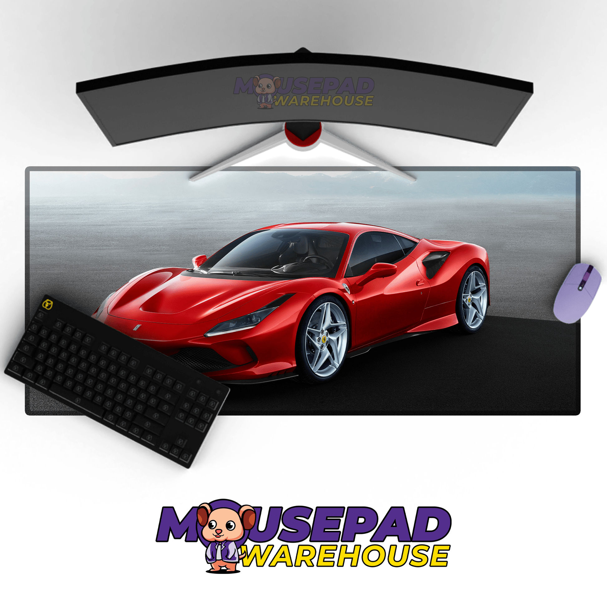 Ferrari F8 Tributo Car Mousepad 1082732 - Mousepad Warehouse