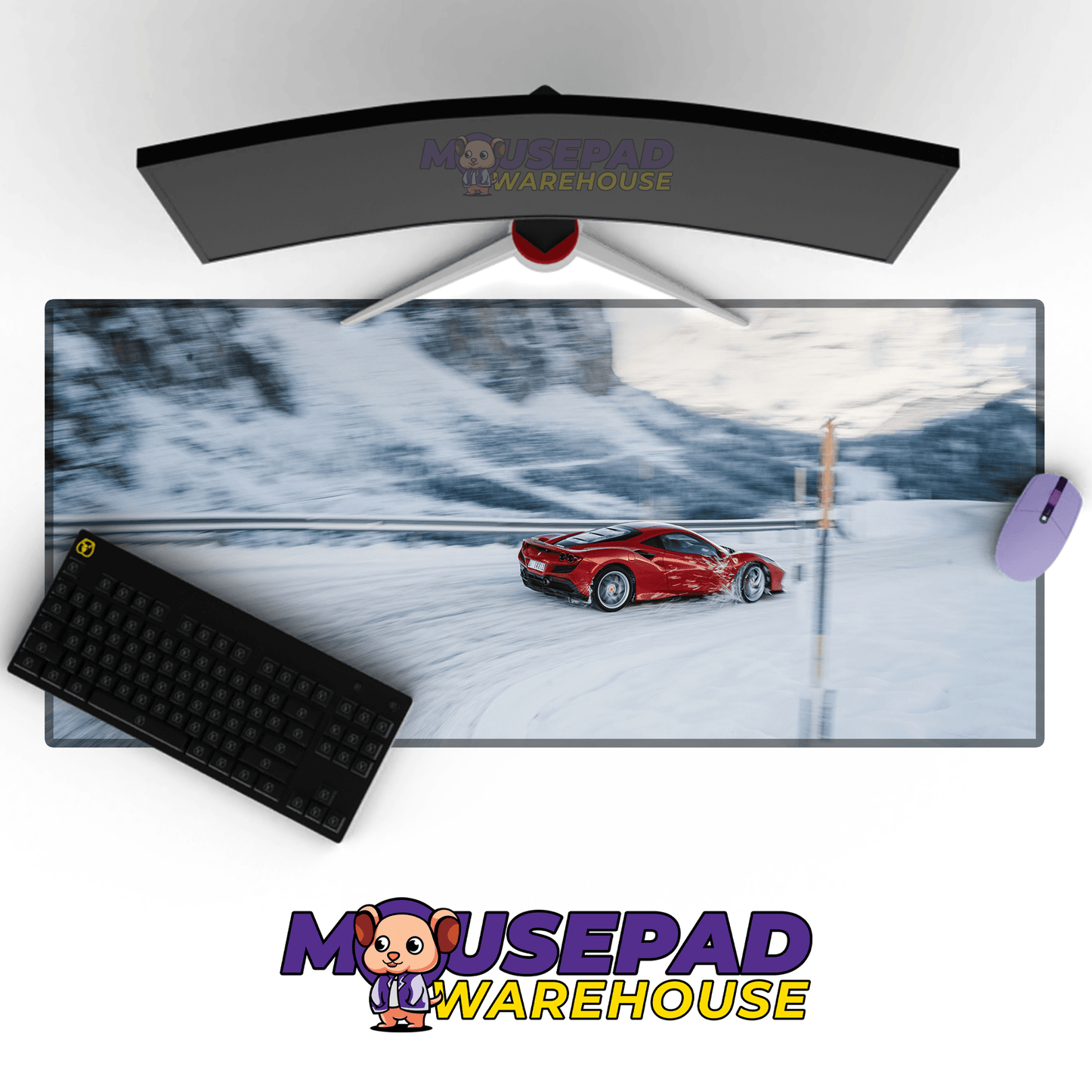 Ferrari F8 Tributo Car Mousepad 1090613 - Mousepad Warehouse