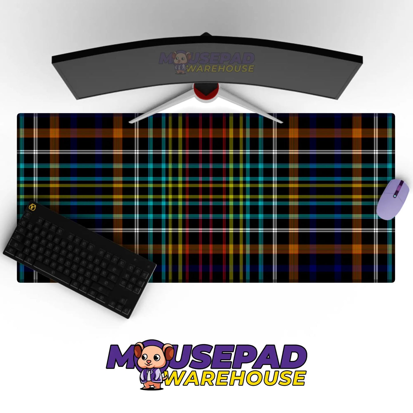 Flannel & Patchwork Pattern Mousepad 1001989 - Mousepad Warehouse