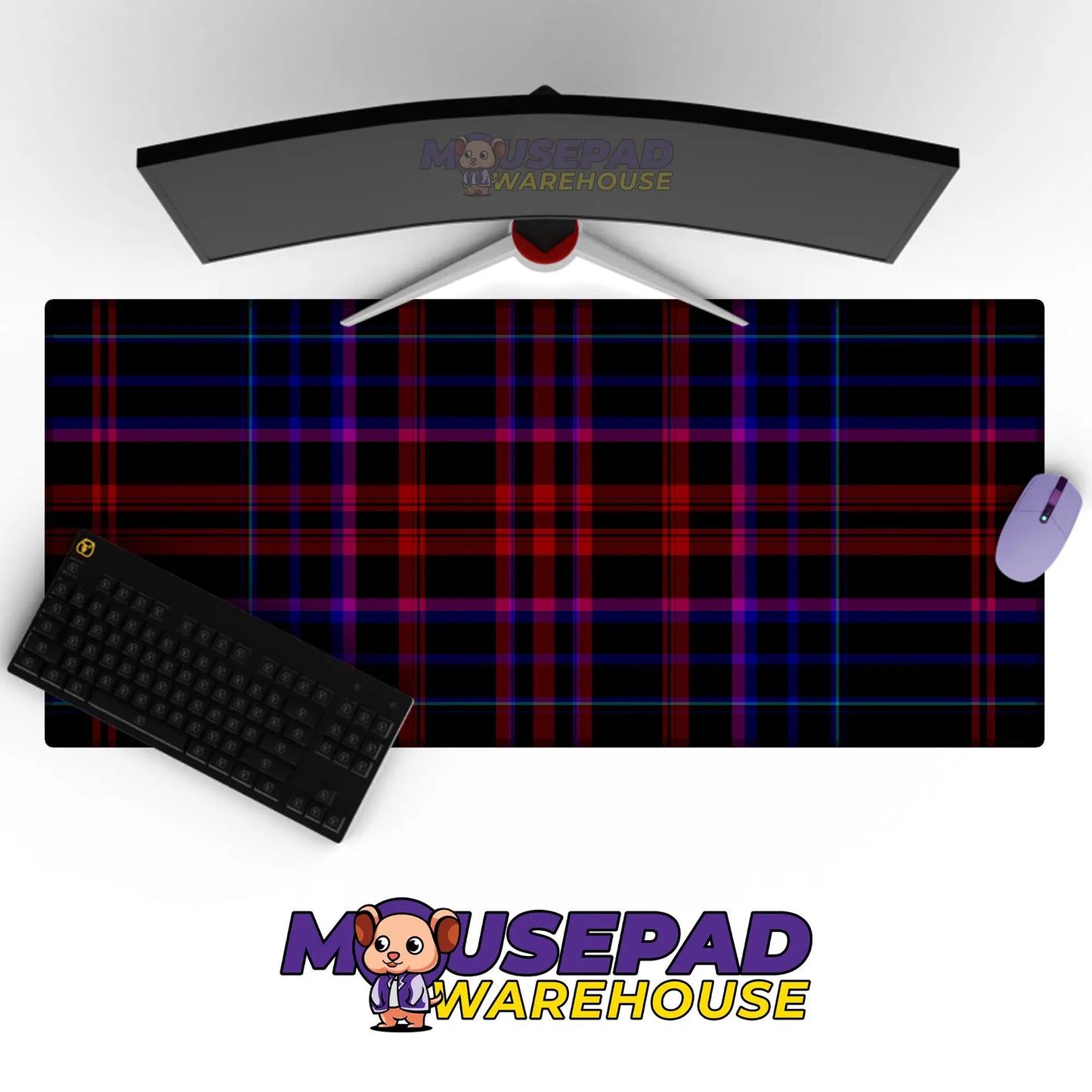 Flannel & Patchwork Pattern Mousepad 999810 - Mousepad Warehouse