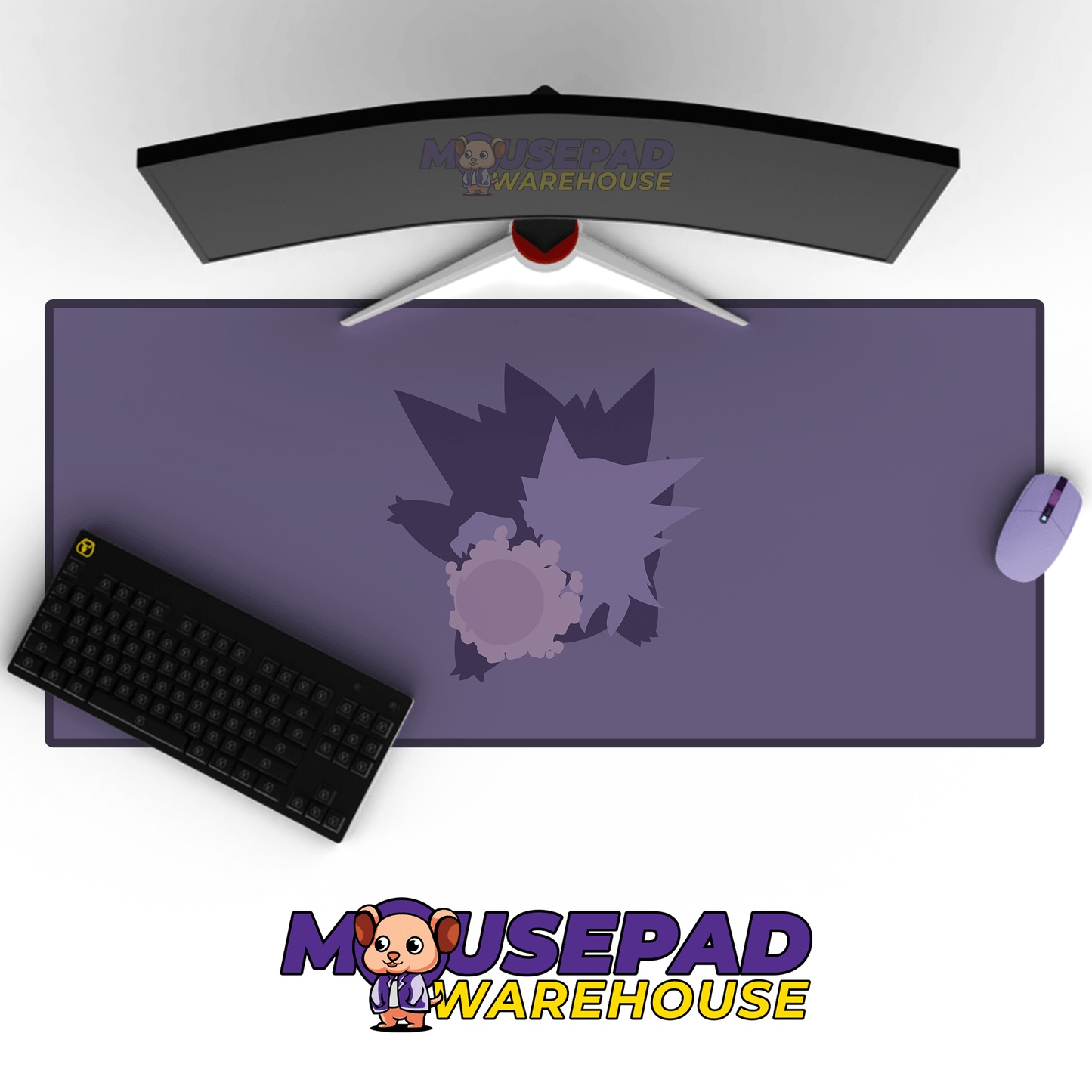 Gengar, Haunter, Gastly Pokemon TV Show Mousepad 961255 - Mousepad Warehouse