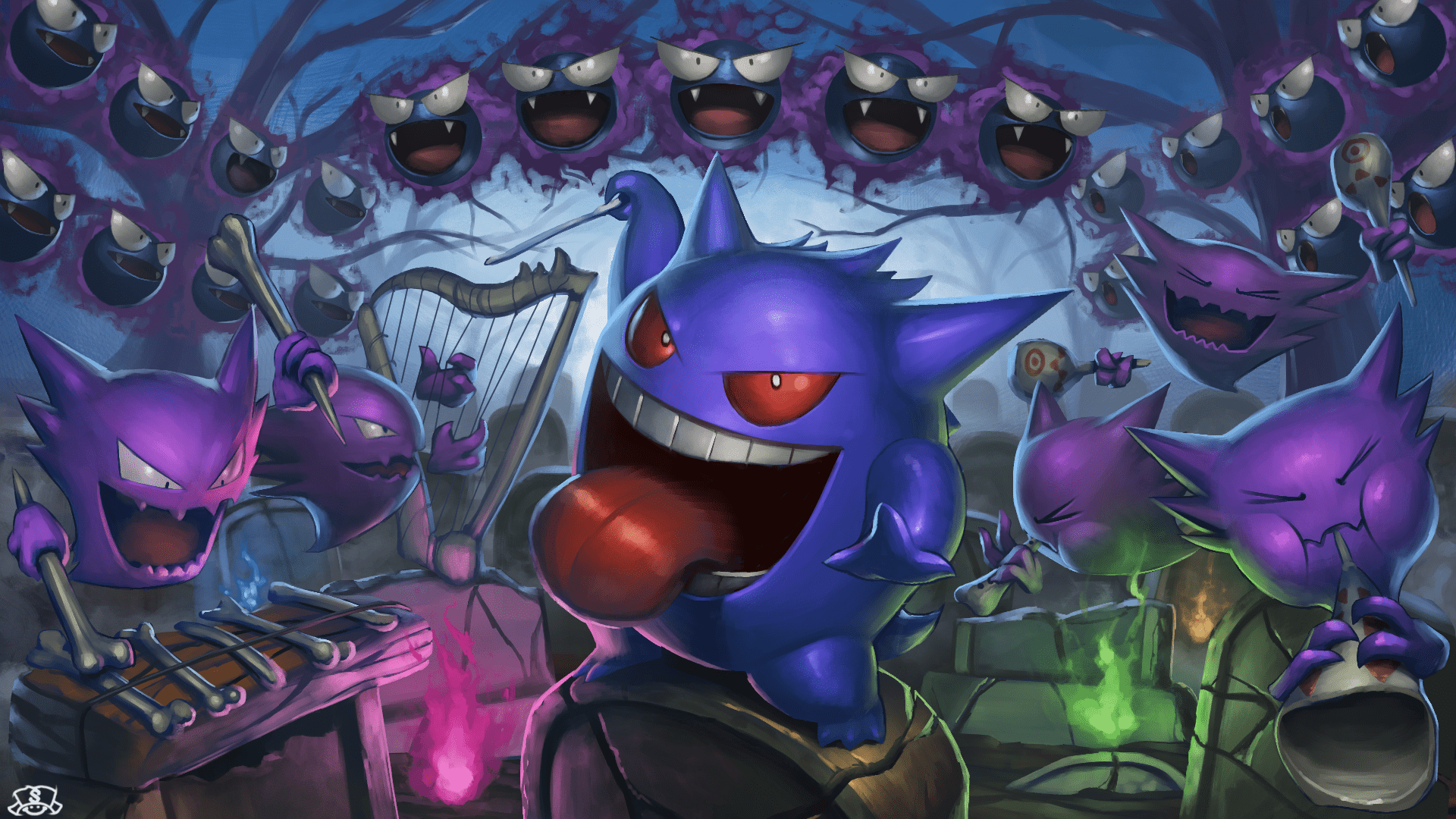 Gengar Pokemon TV Show Mousepad 1096019 - Mousepad Warehouse