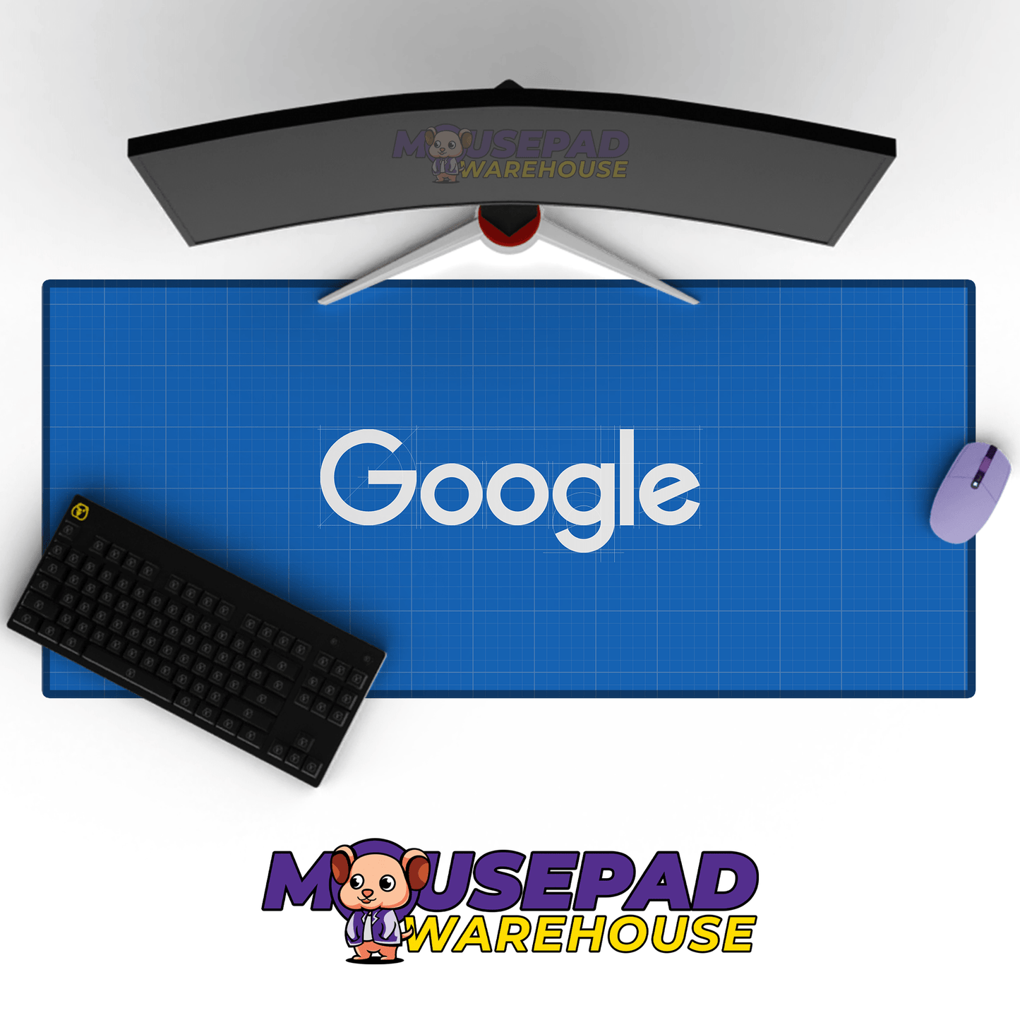 Google Brand Imagery Mousepad 747319 - Mousepad Warehouse