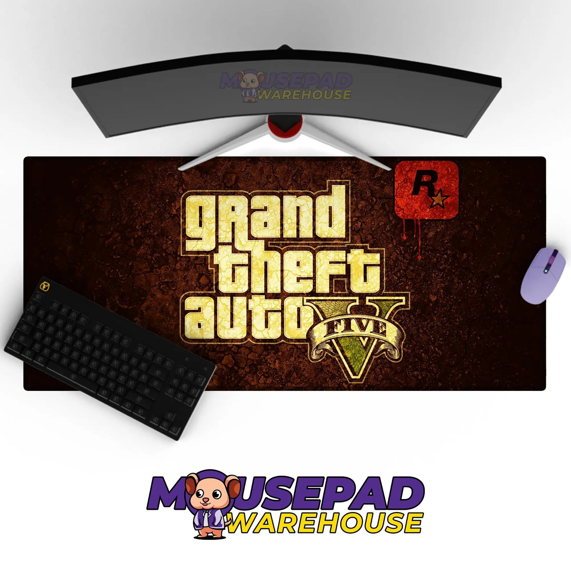 Grand Theft Auto V Game Mousepad 439637 - Mousepad Warehouse