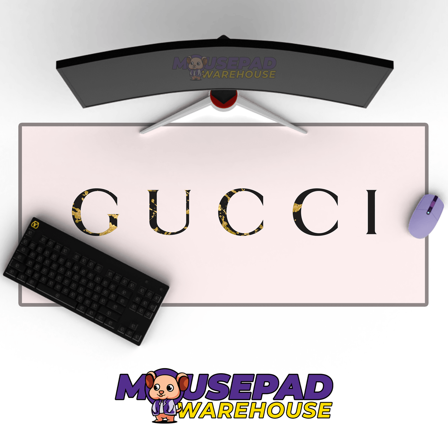 Gucci Brand Imagery Mousepad 696446 - Mousepad Warehouse