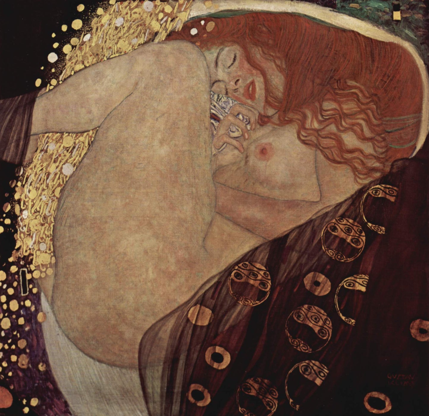 Gustav Klimt - Danaë Painting Mousepad - Mousepad Warehouse