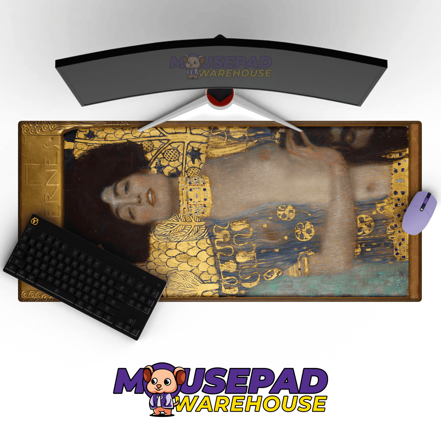 Gustav Klimt - Judith and the Head of Holofernes Painting Mousepad 2 - Mousepad Warehouse