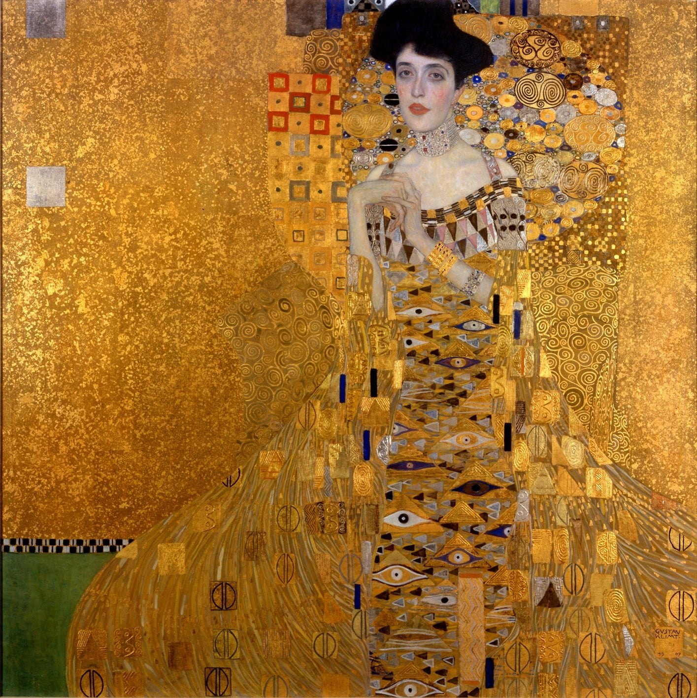 Gustav Klimt - Portrait of Adele Bloch - Bauer I Painting Mousepad - Mousepad Warehouse