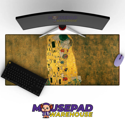 Gustav Klimt - The Kiss Art (Painting) Mousepad - Mousepad Warehouse