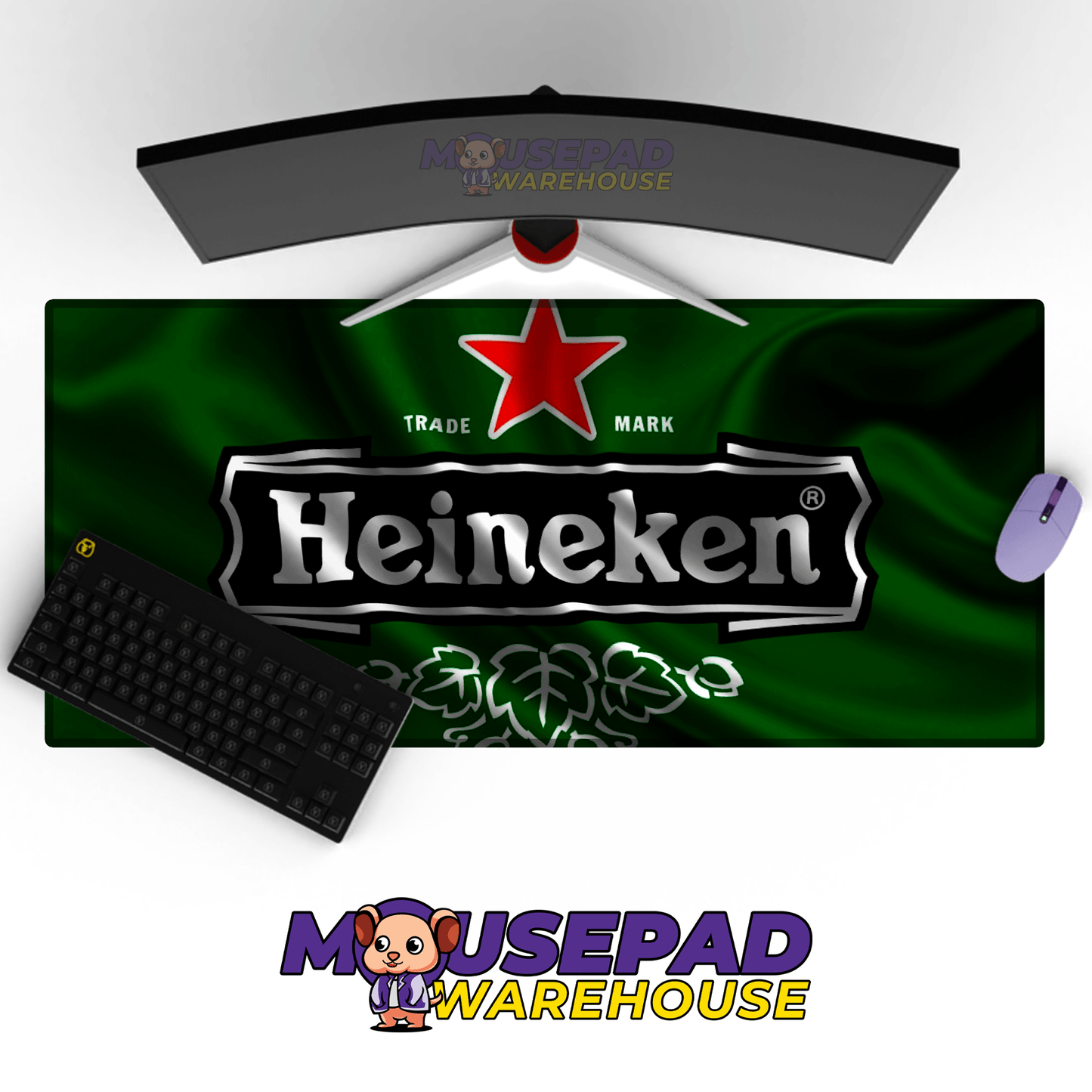 Heineken Brand Imagery Mousepad 360870 - Mousepad Warehouse