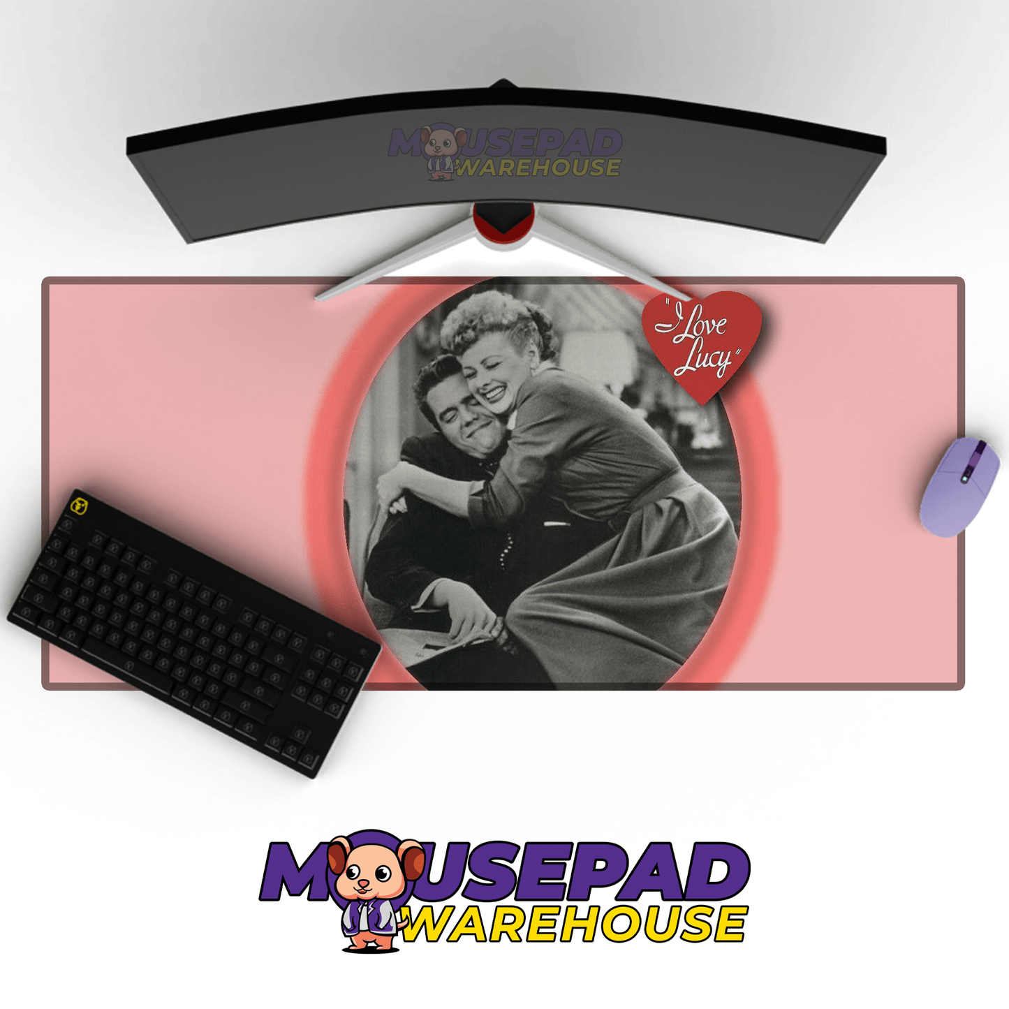 I Love Lucy TV Show Mousepad 62350 - Mousepad Warehouse