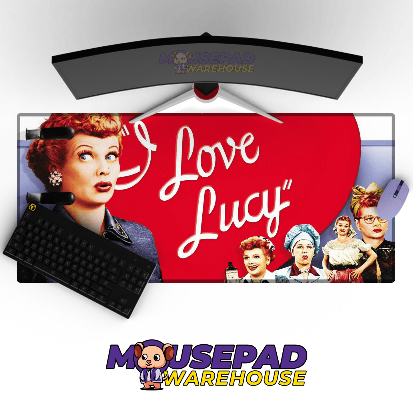 I Love Lucy TV Show Mousepad 62358 - Mousepad Warehouse