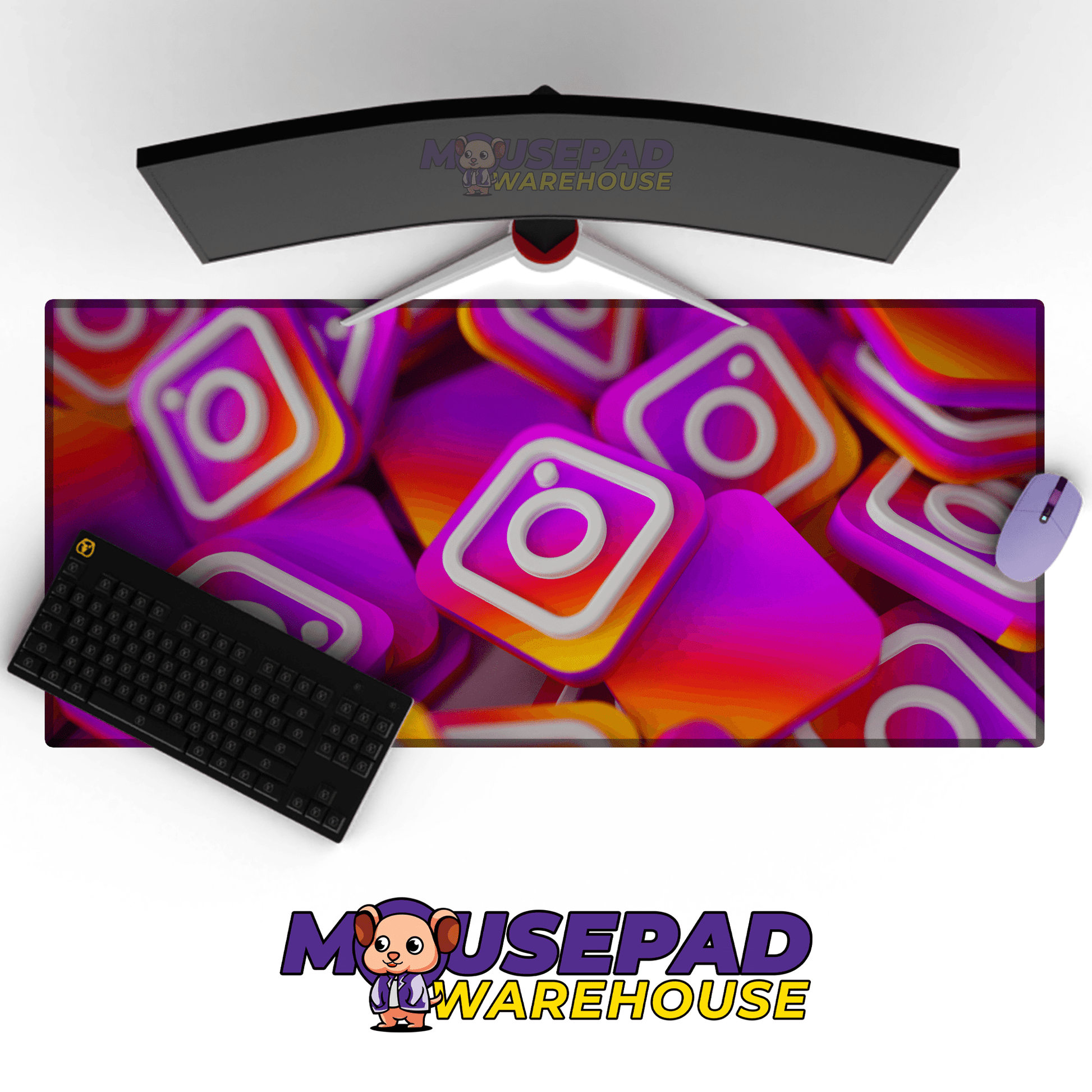 Instagram Brand Imagery Mousepad 1017006 - Mousepad Warehouse