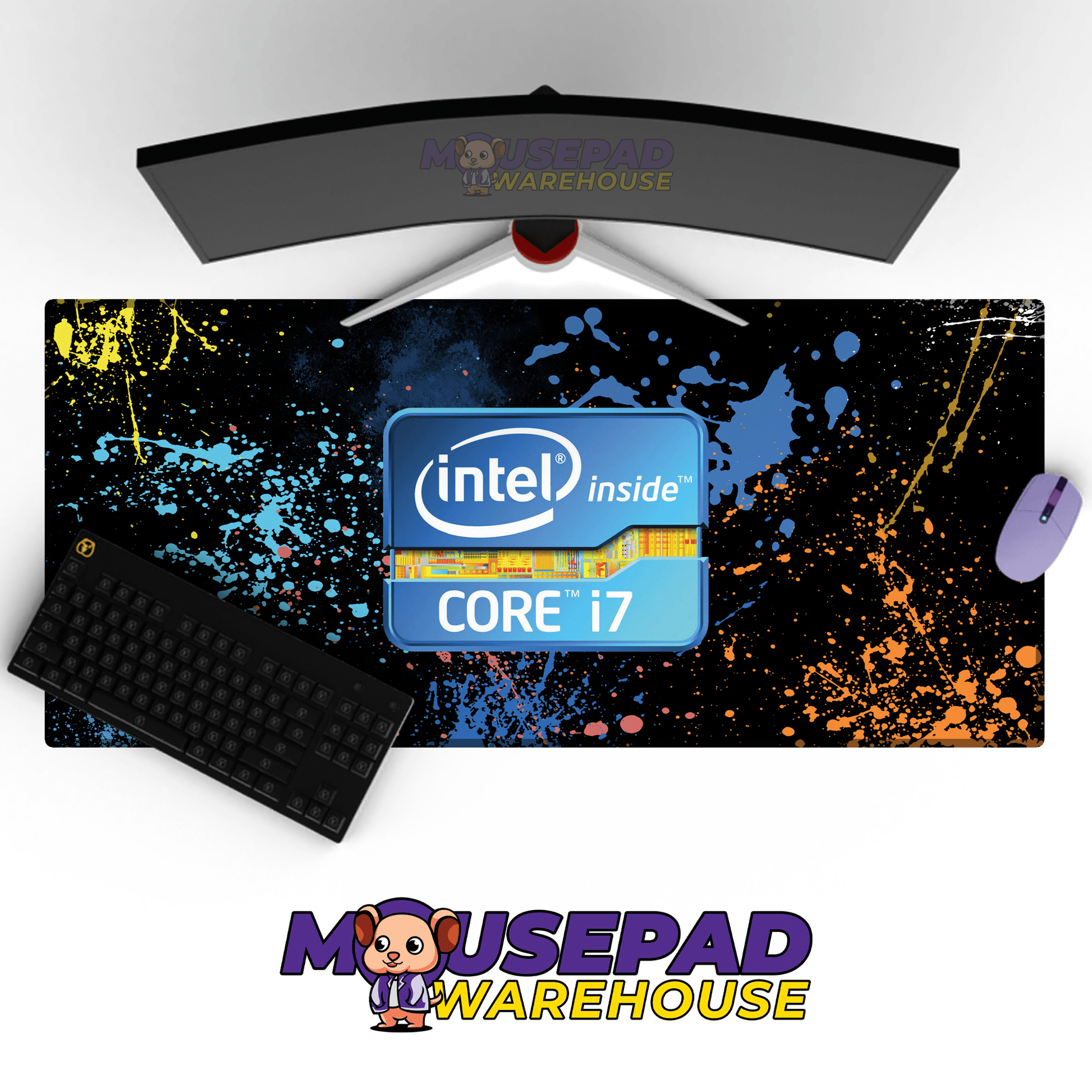 Intel Brand Imagery Mousepad 274637 - Mousepad Warehouse