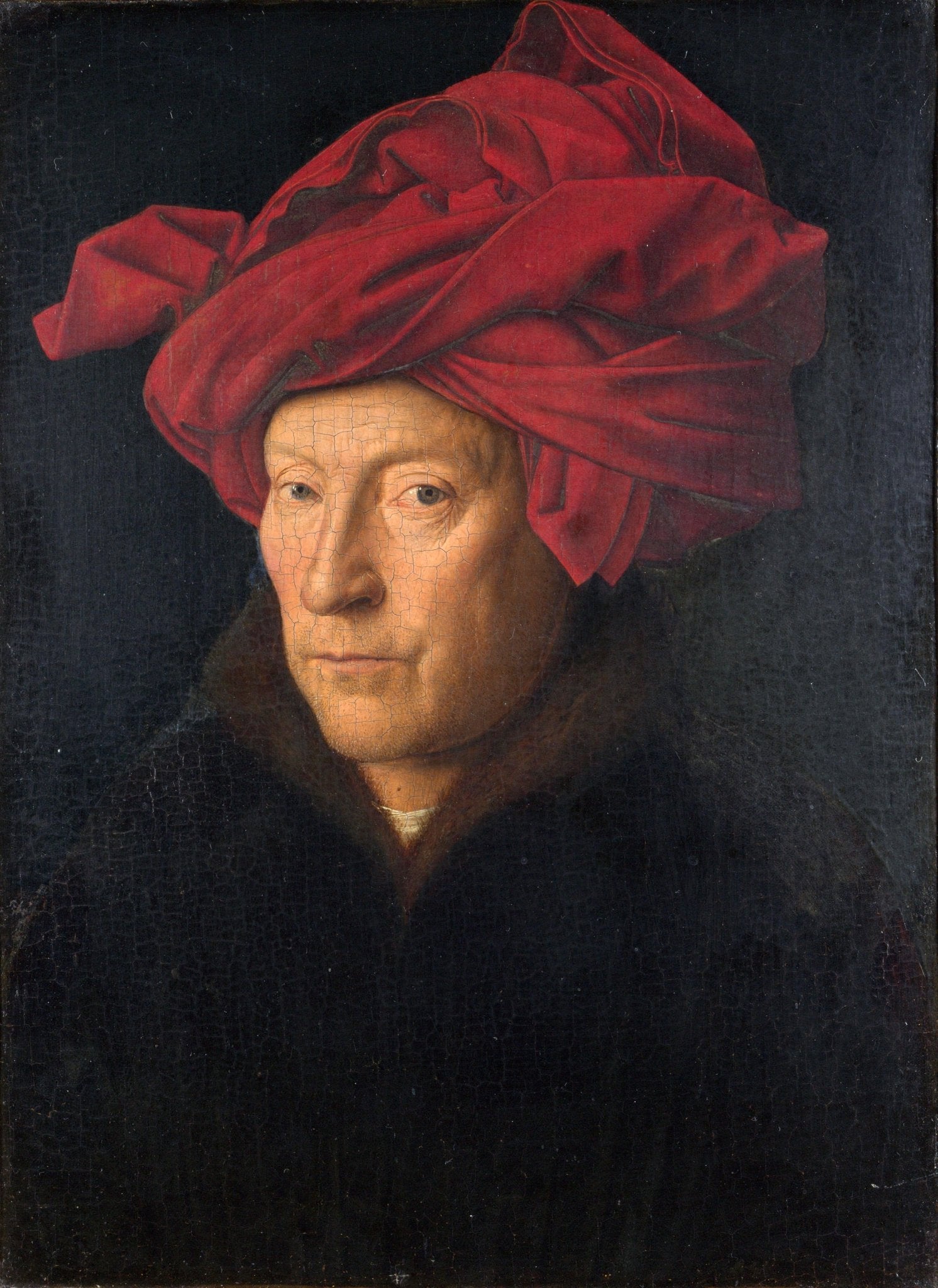 Jan van Eyck - Portrait of a Man Painting Mousepad - Mousepad Warehouse