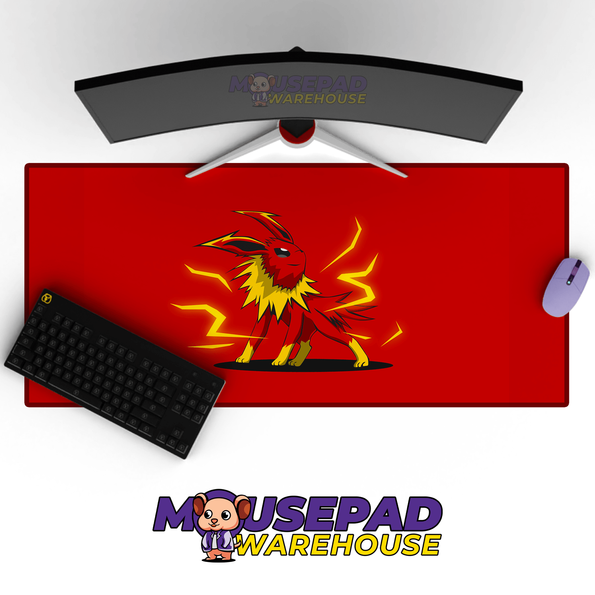 Jolteon Pokemon TV Show Mousepad 942050 - Mousepad Warehouse