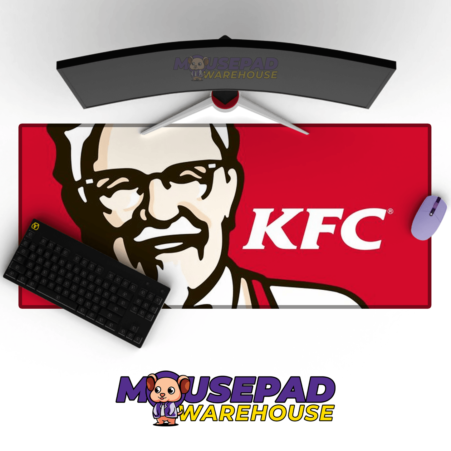 KFC Brand Imagery Mousepad 35859 - Mousepad Warehouse