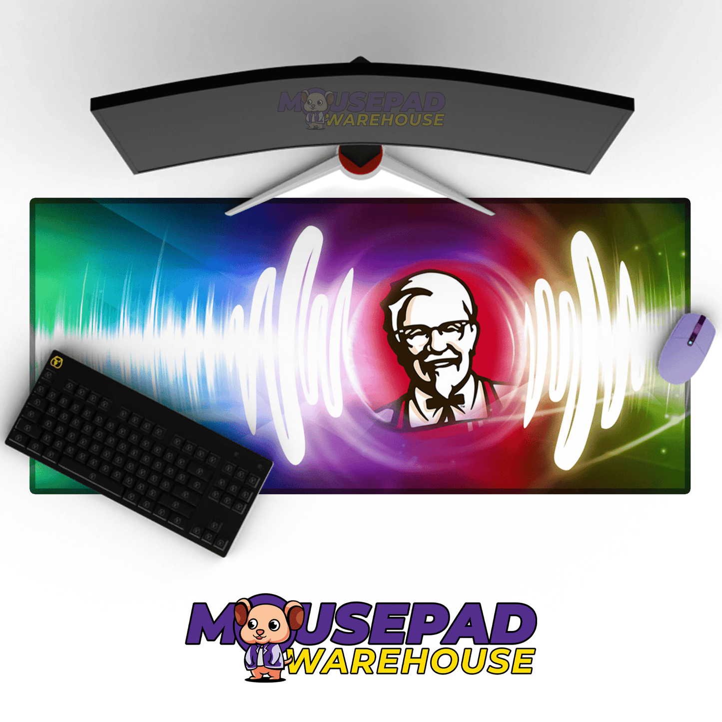 KFC Brand Imagery Mousepad 64743 - Mousepad Warehouse