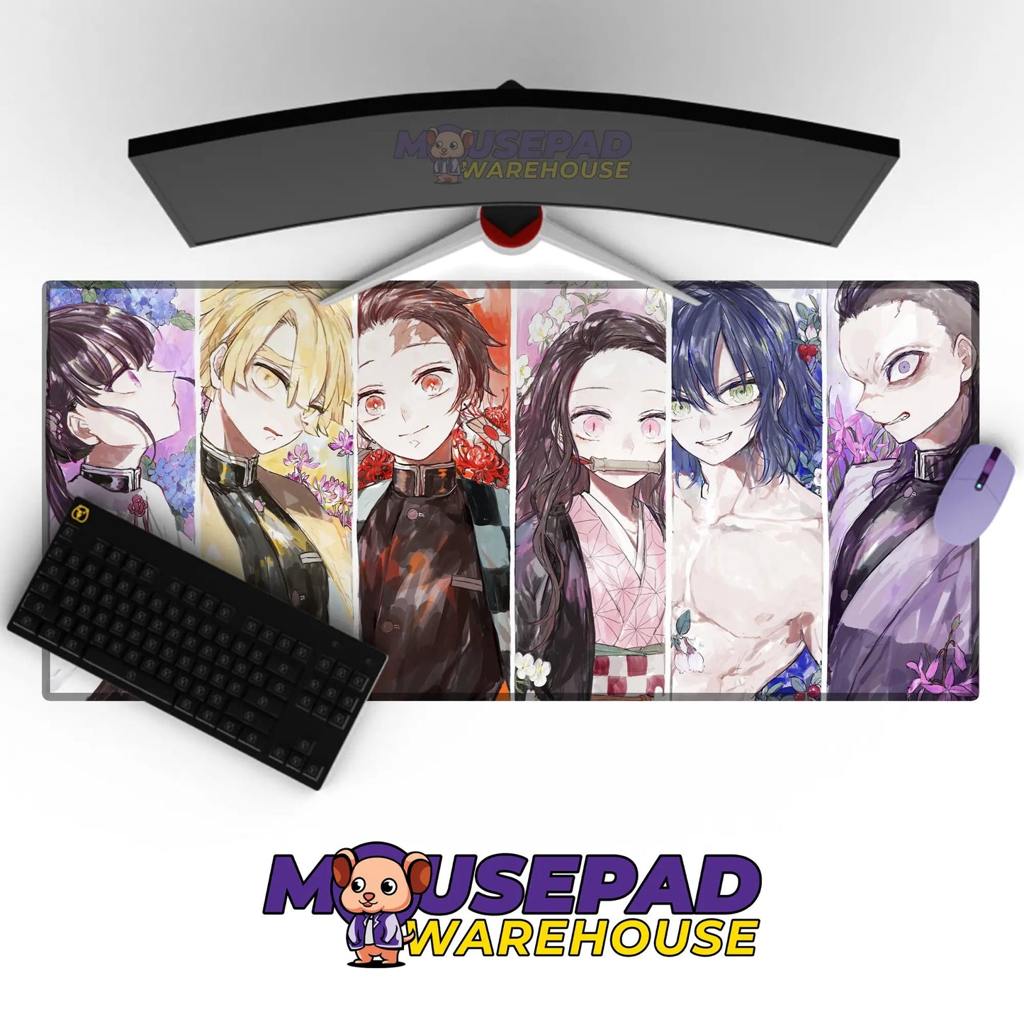 Kimetsu no Yaiba (Demon Slayer) Anime Mousepad 1000161 - Mousepad Warehouse