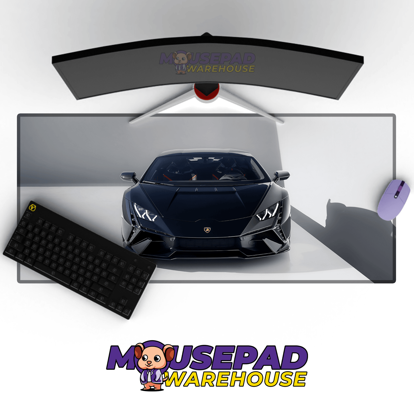 Lamborghini Car Mousepad 1305554 - Mousepad Warehouse