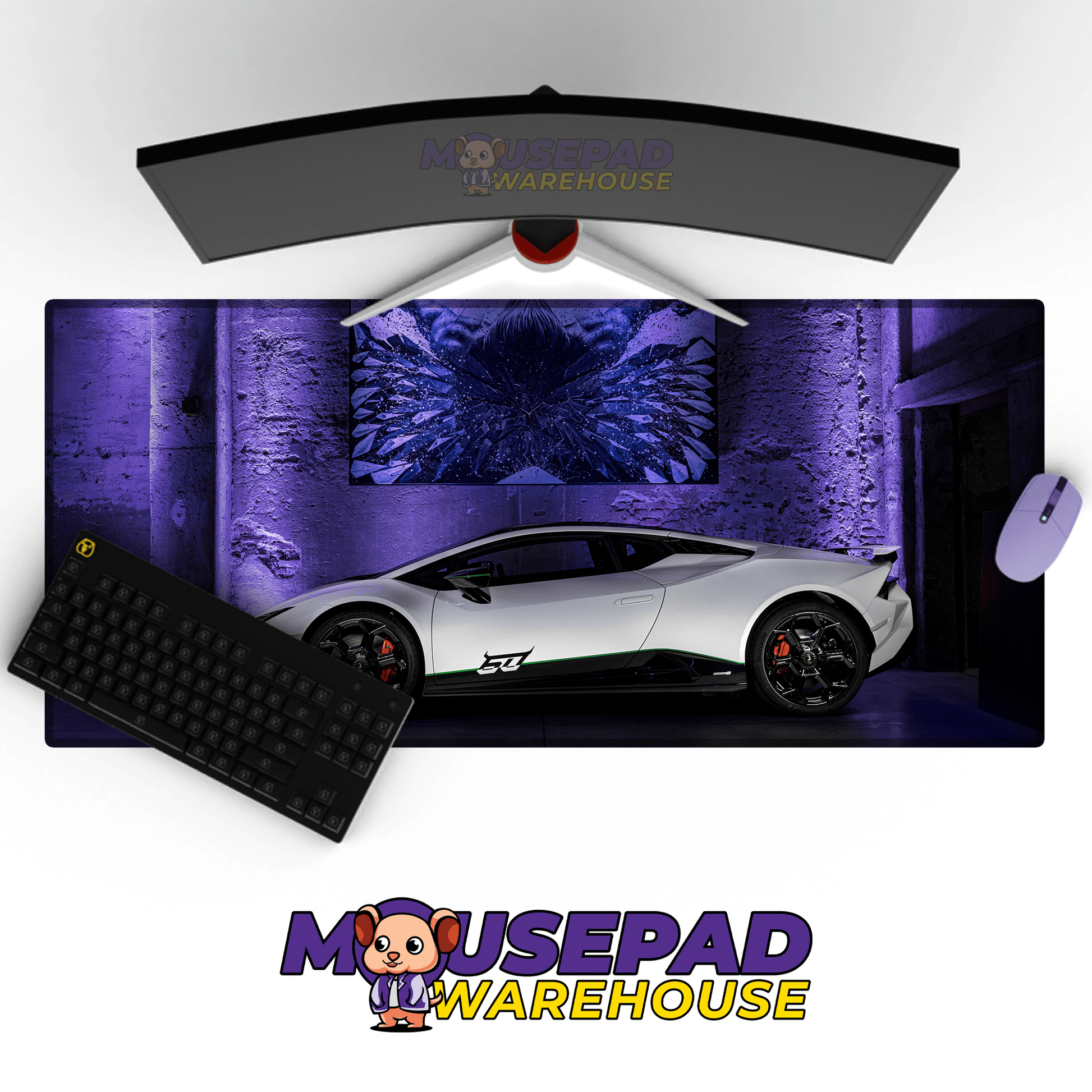 Lamborghini Car Mousepad 1312849 - Mousepad Warehouse