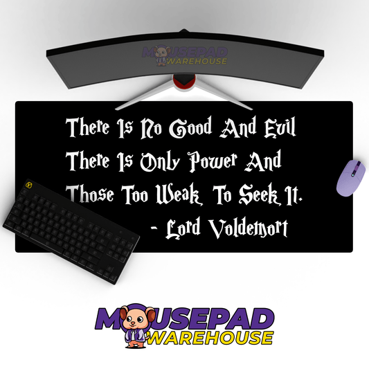 Lord Voldemort Quote Harry Potter Mousepad HP891 - Mousepad Warehouse