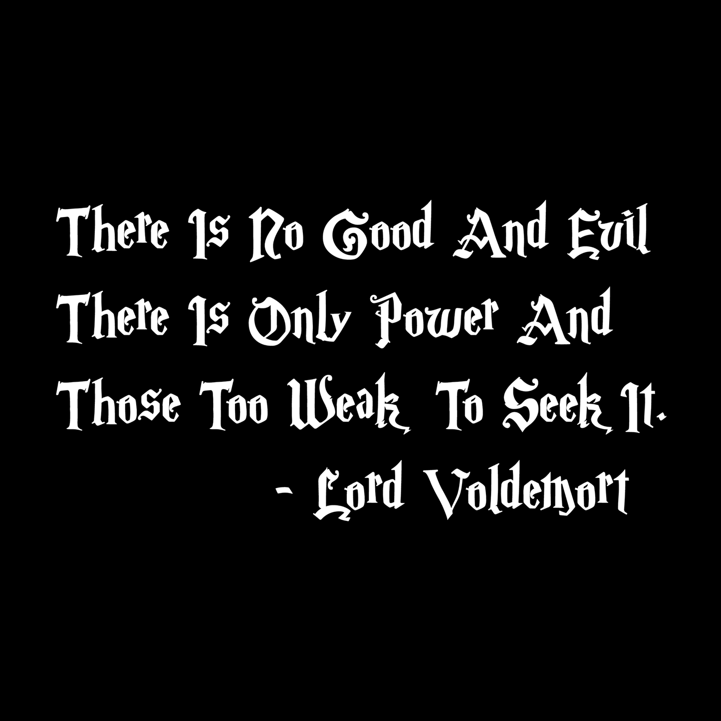 Lord Voldemort Quote Harry Potter Mousepad HP891 - Mousepad Warehouse