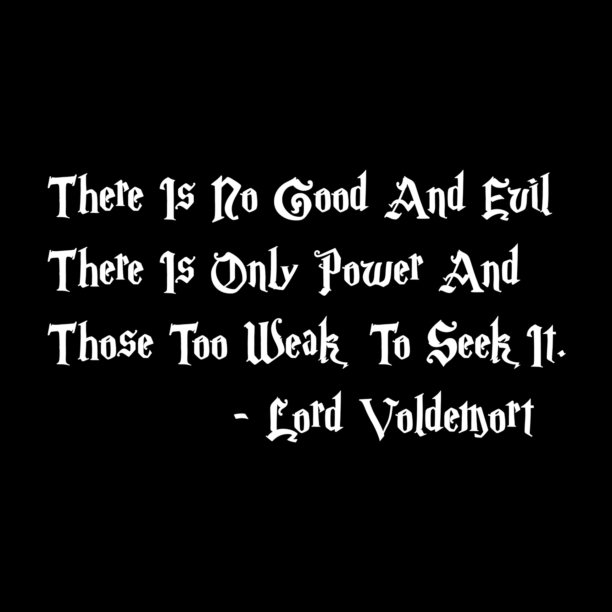 Lord Voldemort Quote Harry Potter Mousepad HP891 - Mousepad Warehouse