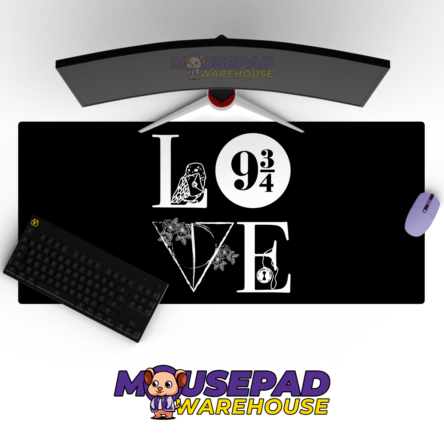 LOVE Harry Potter Mousepad HP8903 - Mousepad Warehouse