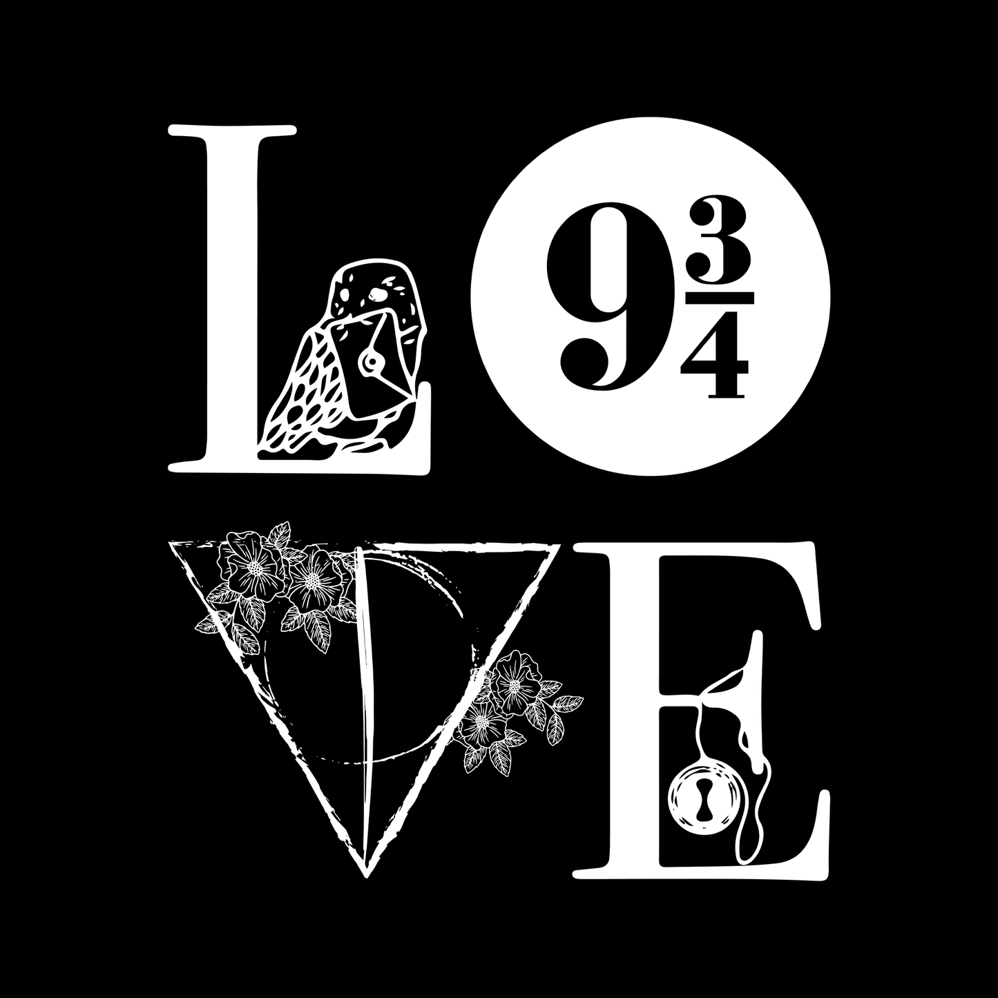 LOVE Harry Potter Mousepad HP8903 - Mousepad Warehouse