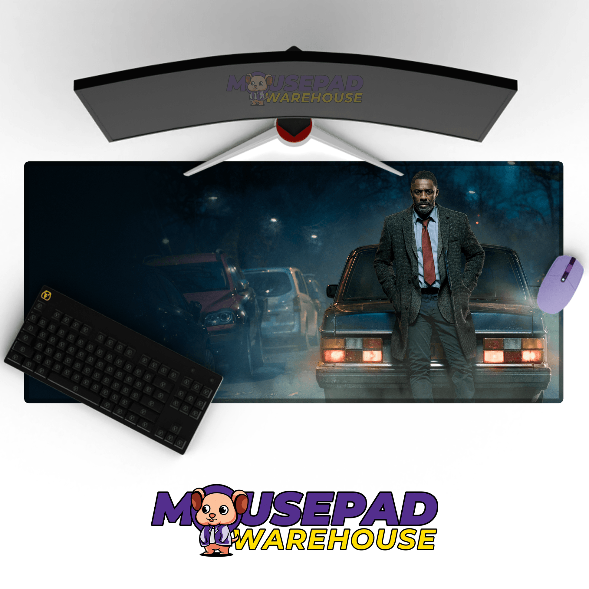 Luther TV Show Mousepad 1293841 - Mousepad Warehouse