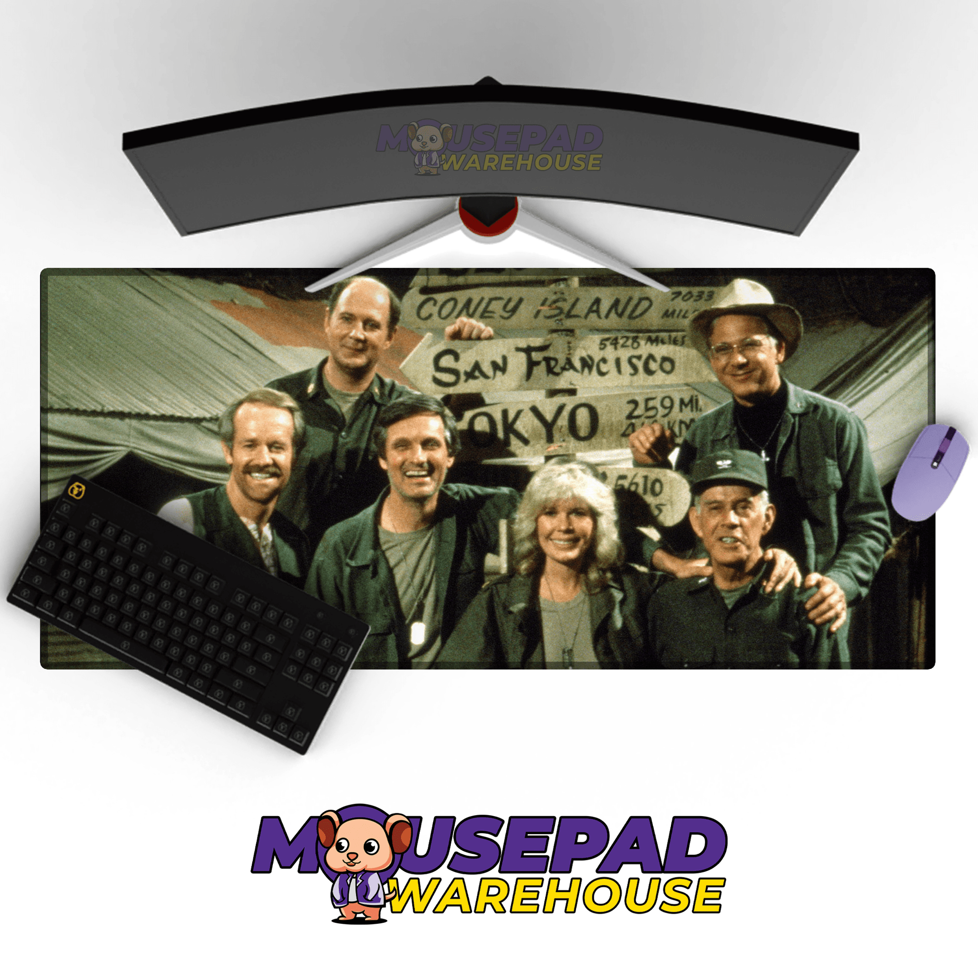 MASH* TV Show Mousepad 423471 - Mousepad Warehouse