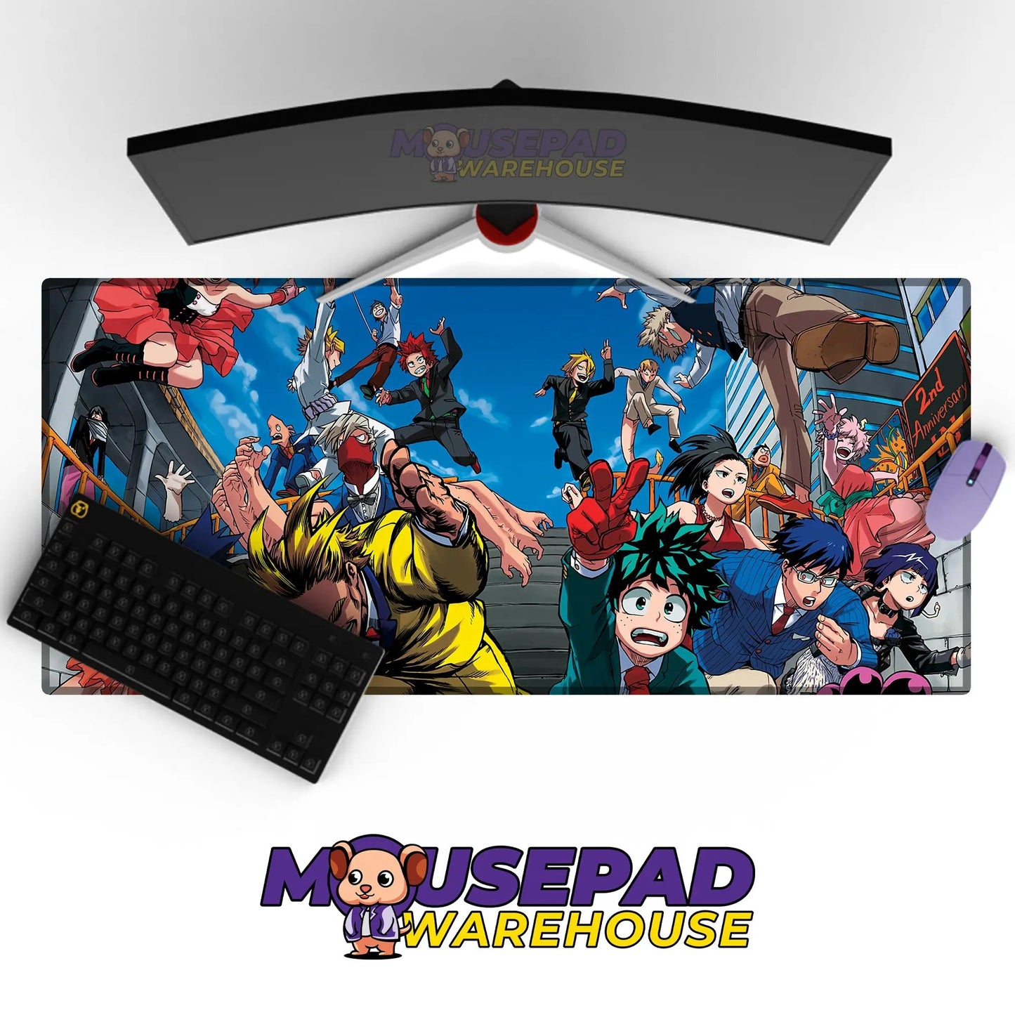 My Hero Academia Anime Mousepad 736903 - Mousepad Warehouse