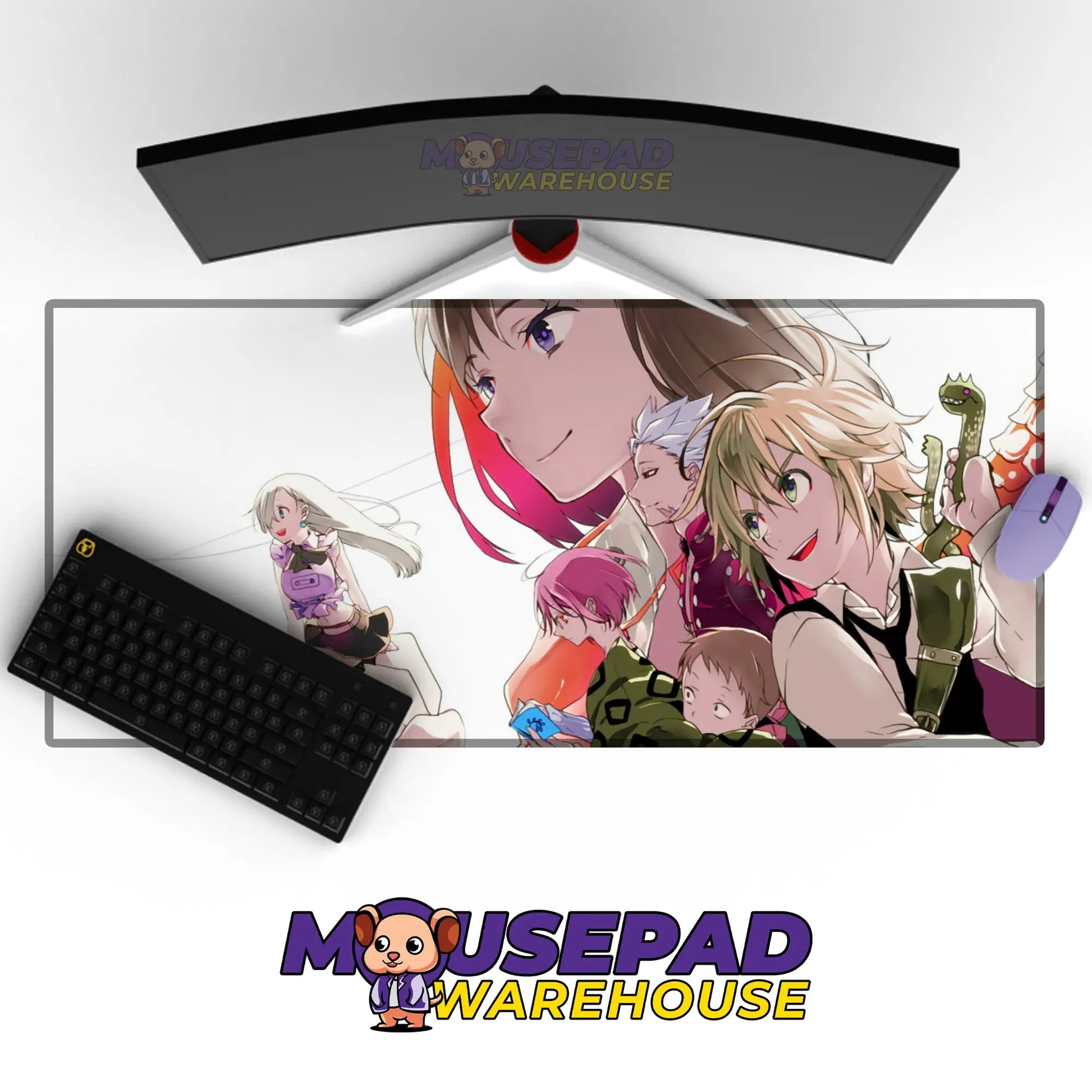 Nanatsu no Taizai (The Seven Deadly Sins) Anime Mousepad 516500 - Mousepad Warehouse