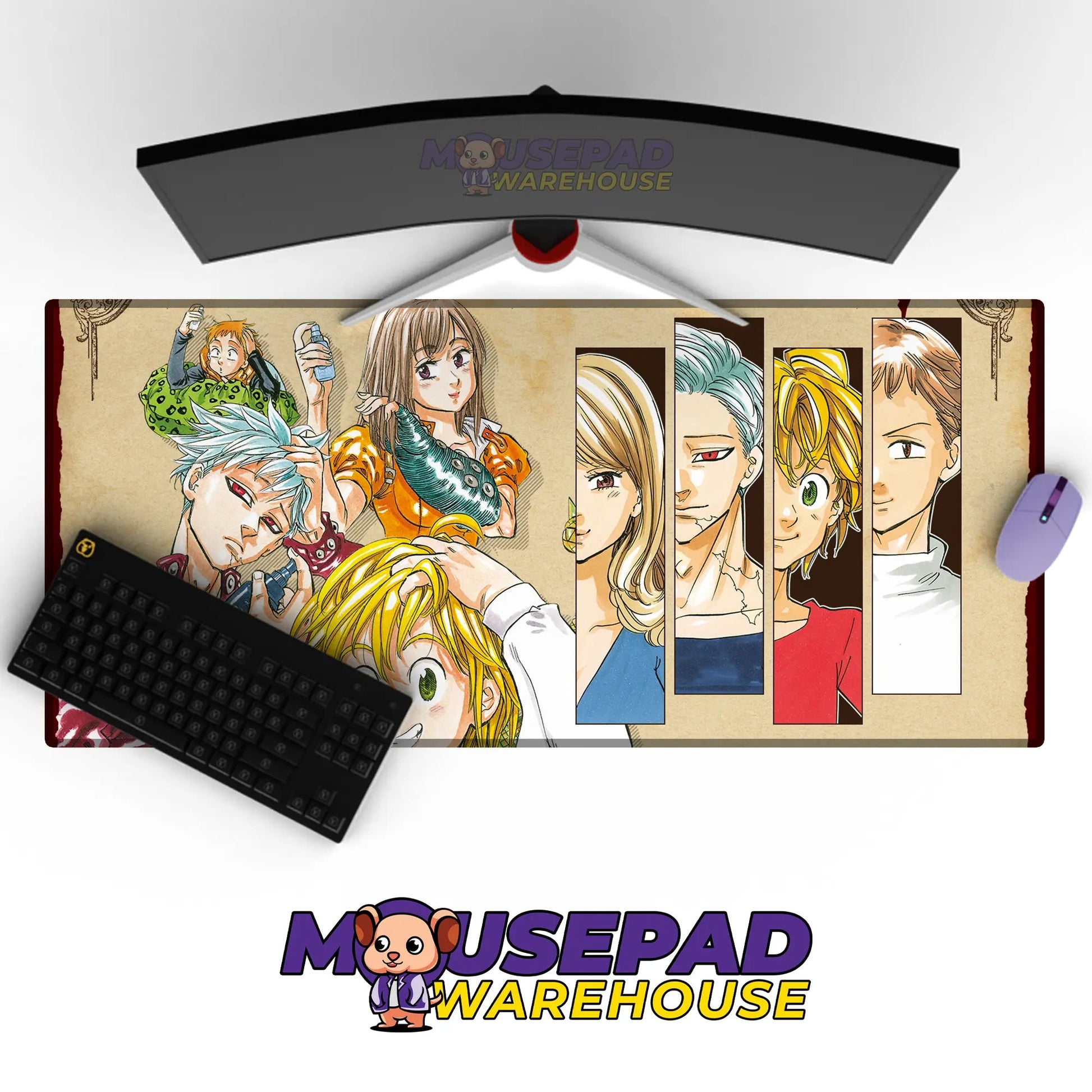 Nanatsu no Taizai (The Seven Deadly Sins) Anime Mousepad 518855 - Mousepad Warehouse